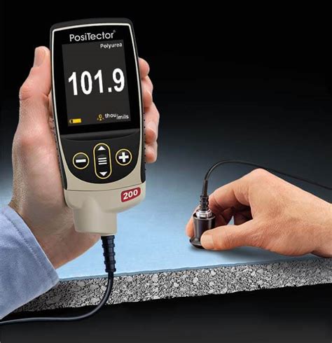 ultrasonic film thickness measurement concrete substrate|defelsko ultrasonic coating thickness.